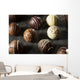 Fancy Dark Chocolate Truffles Wall Decal