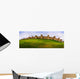 Panorama Medieval Town Walls Wall Decal