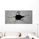 Hole Cracked Ground Wall Decal
