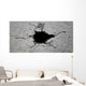 Hole Cracked Ground Wall Decal