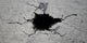 Hole Cracked Ground Wall Decal