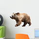 Bear over White Wall Decal
