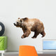 Bear over White Wall Decal
