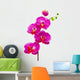 Artificial Orchid Flower White Wall Decal
