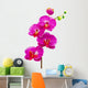 Artificial Orchid Flower White Wall Decal