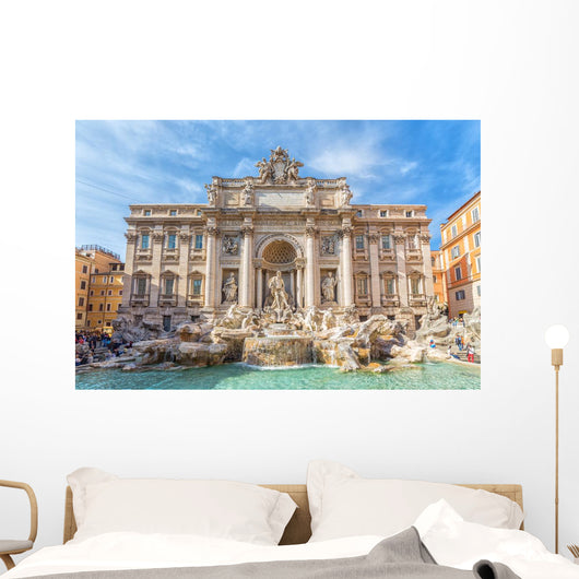 Trevi Fountain in Rome, Italy Wall Decal