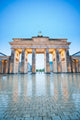 Branderburger Tor Night after Wall Decal
