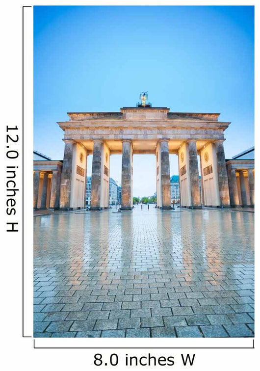 Branderburger Tor Night after Wall Decal
