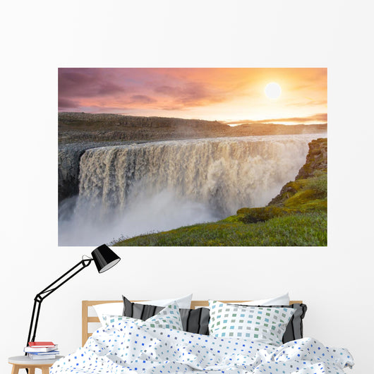 Dettifoss Waterfall Wall Decal