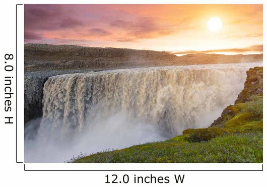 Dettifoss Waterfall Wall Decal