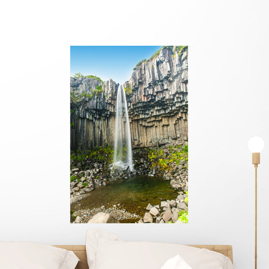 Svartifoss Waterfall Wall Decal