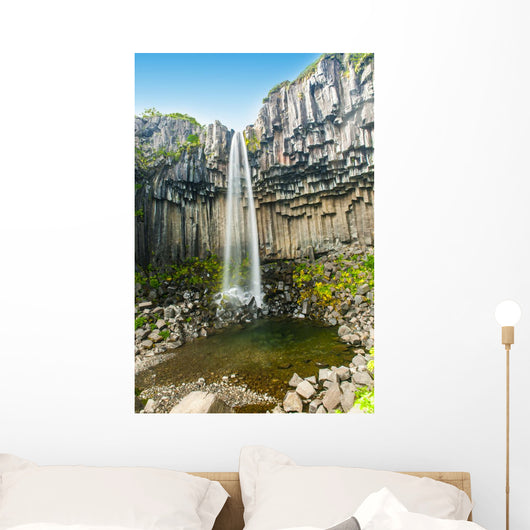 Svartifoss Waterfall Wall Decal