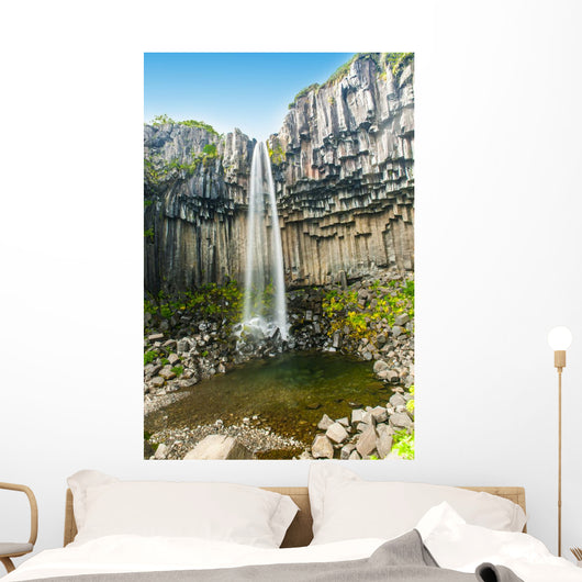 Svartifoss Waterfall Wall Decal