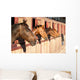 Horses Their Stable Wall Decal