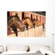 Horses Their Stable Wall Decal