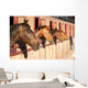 Horses Their Stable Wall Decal