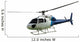White Helicopter with Working Wall Decal