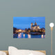 Notre Dame de Paris at dusk, France. Wall Decal