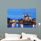 Notre Dame de Paris at dusk, France. Wall Decal