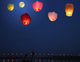 Multi-colored Lanterns Sky Wall Decal