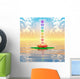 Heiliger Lotus und Chakren Wall Decal