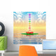 Heiliger Lotus und Chakren Wall Decal