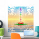 Heiliger Lotus und Chakren Wall Decal