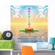 Heiliger Lotus und Chakren Wall Decal