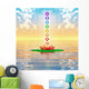 Heiliger Lotus und Chakren Wall Decal
