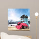 Winter Skiing Scene Wall Decal