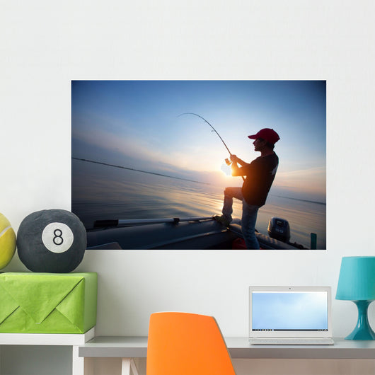 Fisherman Wall Decal