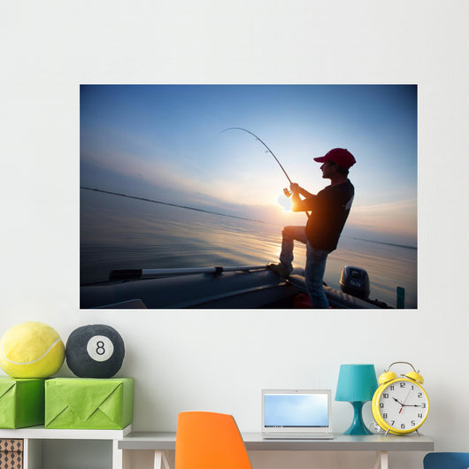 Fisherman Wall Decal