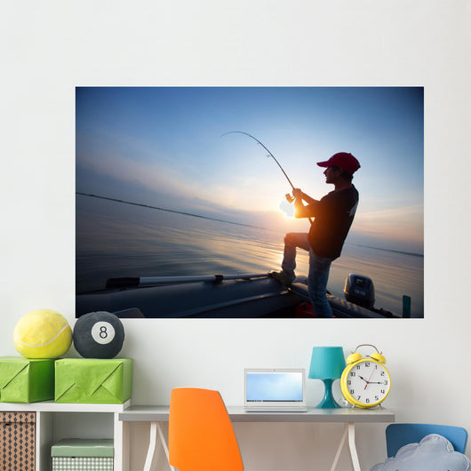 Fisherman Wall Decal