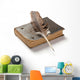Old Book and Fountain Wall Decal