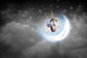 Moondance Ballerina Girl Wall Decal