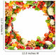 Circular Vegetable Frame Wall Decal