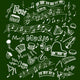 Green Musical Wall Decal