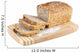 Cut wholemeal bread on a chopping board Wall Decal