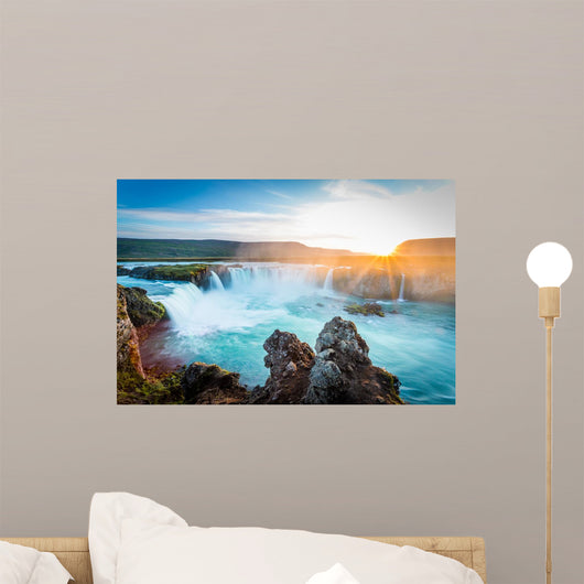 Godafoss Iceland waterfall Wall Decal