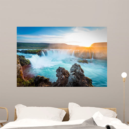 Godafoss Iceland waterfall Wall Decal