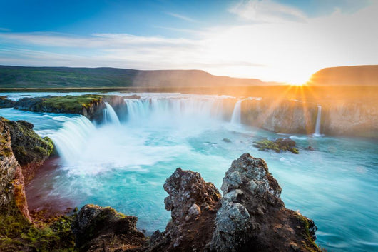 Godafoss Iceland waterfall Wall Decal