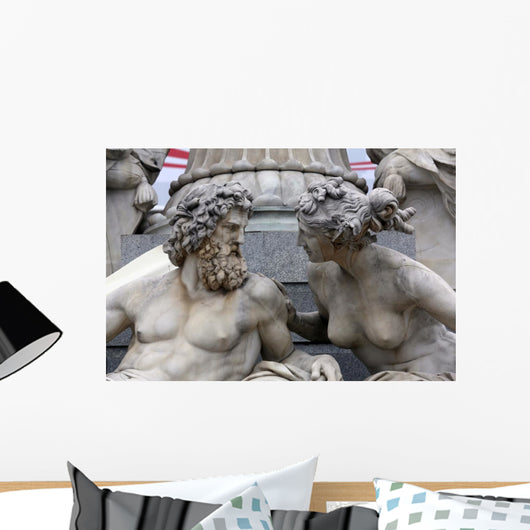 Detail Pallas-athene Fountain Vienna Wall Decal