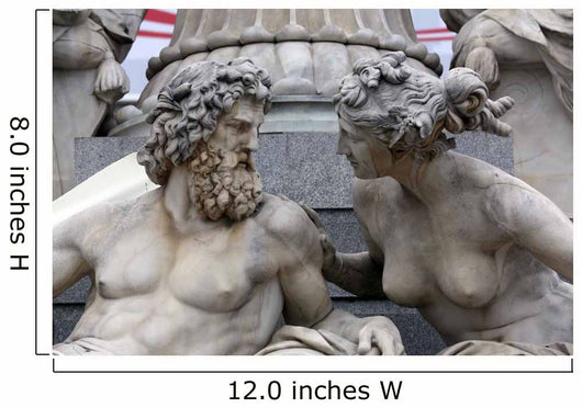 Detail Pallas-athene Fountain Vienna Wall Decal