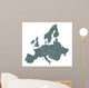 Map Europe Wall Decal