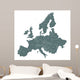 Map Europe Wall Decal