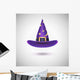 Purple Witch Hat for Wall Decal