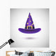 Purple Witch Hat for Wall Decal
