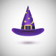 Purple Witch Hat for