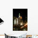 Chicago River Night Vertical Wall Decal