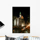 Chicago River Night Vertical Wall Decal